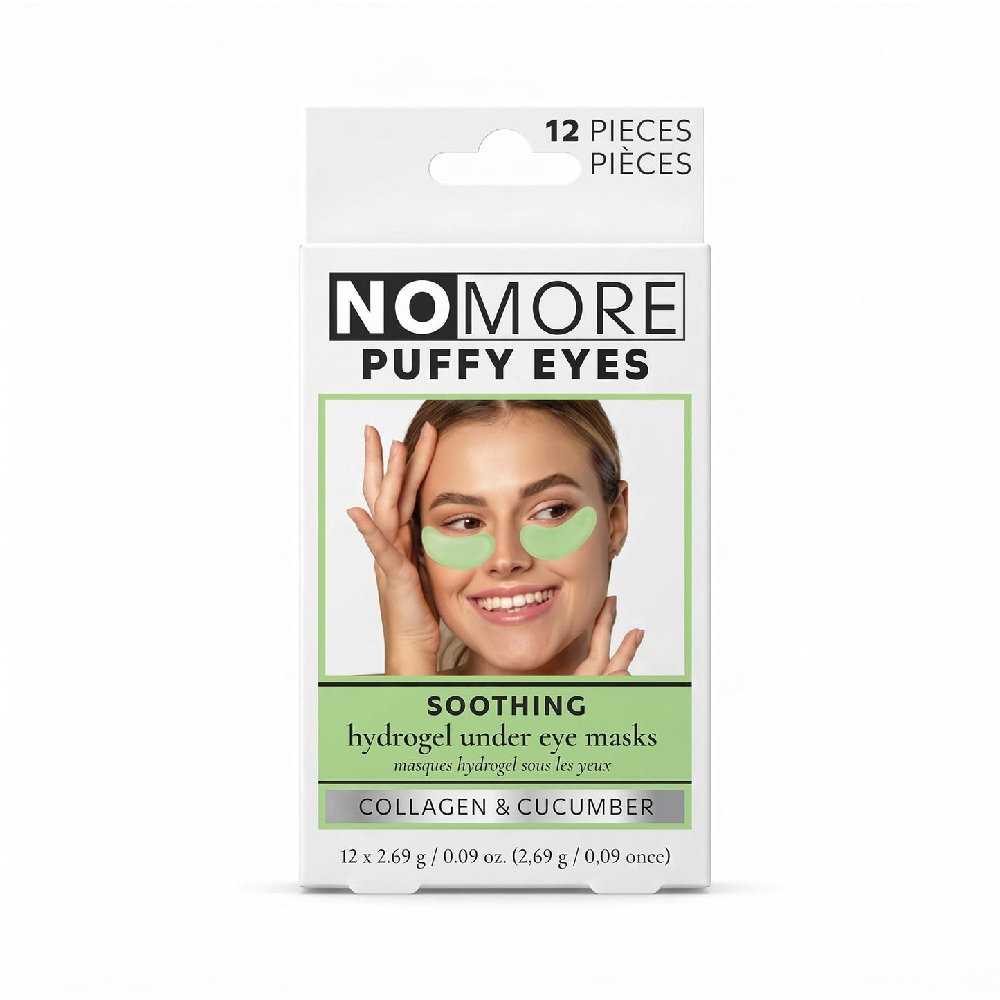 Danielle Creations Anti-Puffiness Puffy Under Eyes No More Hydrogel Undereye Masks for Dark Circles with Collagen & Cucumber, 6 Pairs Beauty & Personal Care DC DANIELLE