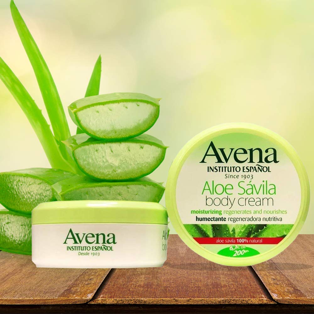 Avena Aloe Savila Body Cream.. Moisturizing, Regenerates, Nourishing. 6.7 oz... amtc by Instituto Espanol Beauty & Personal Care Instituto Español