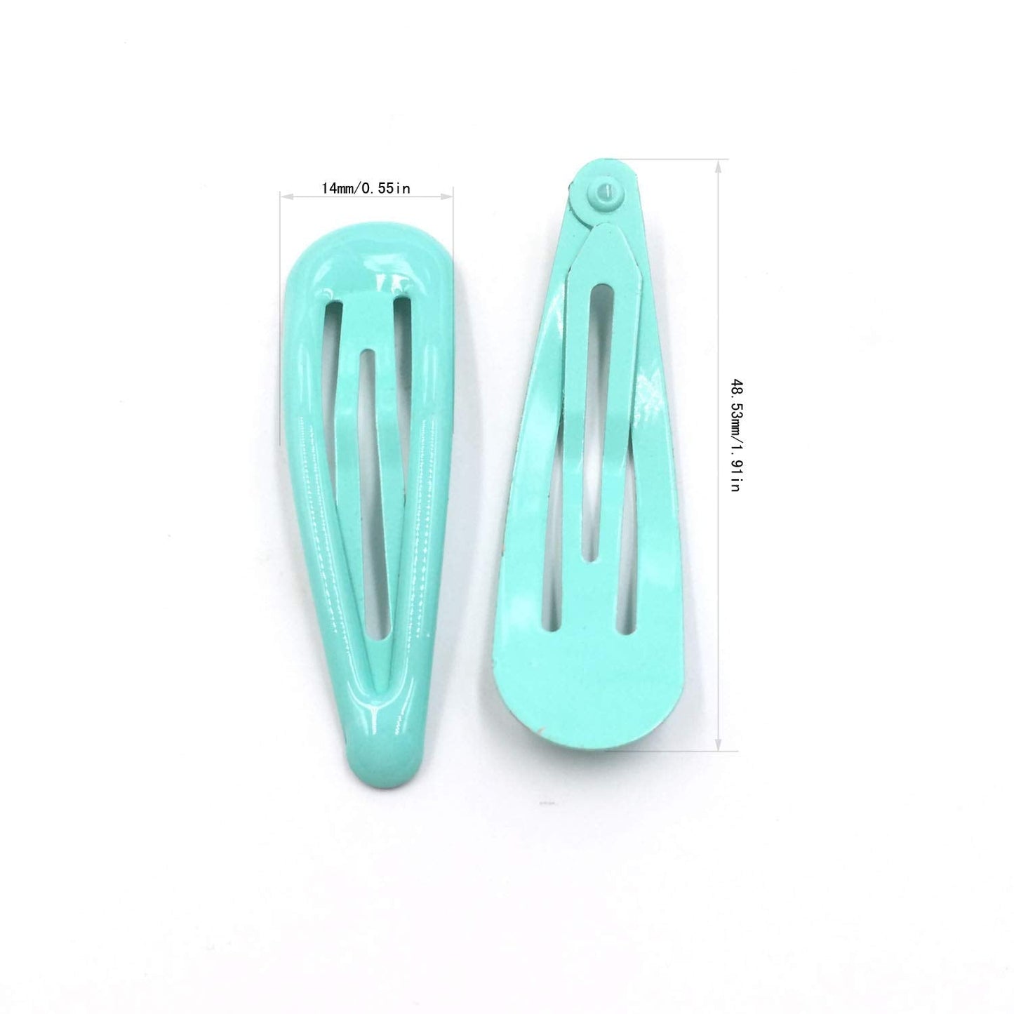 Art&Beauty 10 Pairs Colorful Glossy Snap Prong Clips Bendy Hair Clips Barrettes for Ladies Girls Women Adults Hair Bow By Art&Beauty Beauty & Personal Care Art&Beauty