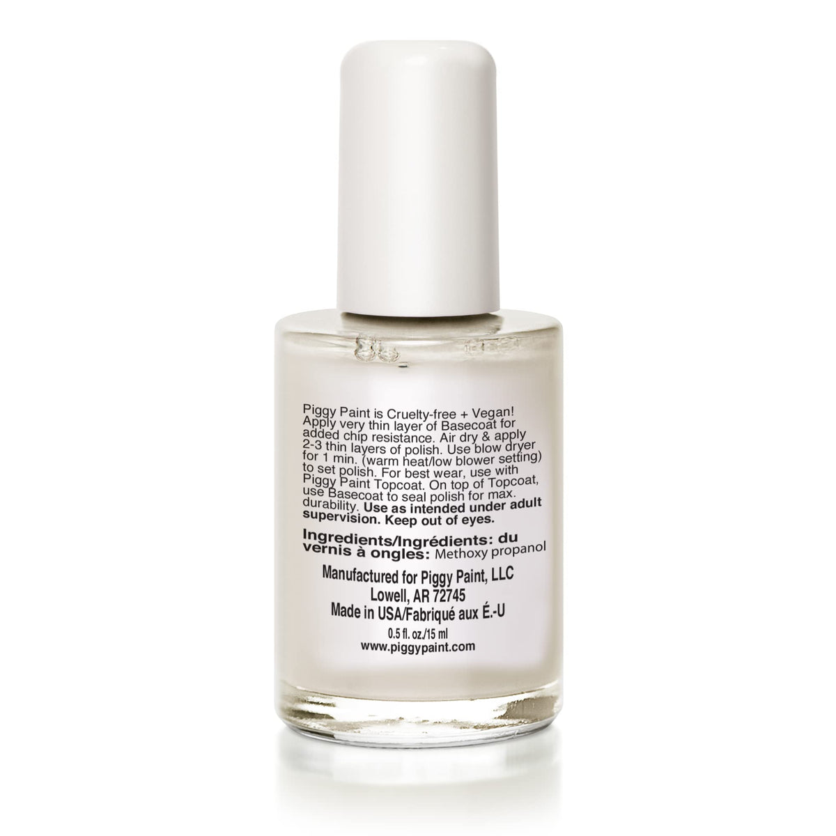 Piggy Paint | Girls Nail Polish | Cruelty-free, Vegan, & Low Odor for Kids | Base Coat + Sealer Beauty & Personal Care Piggy Paint