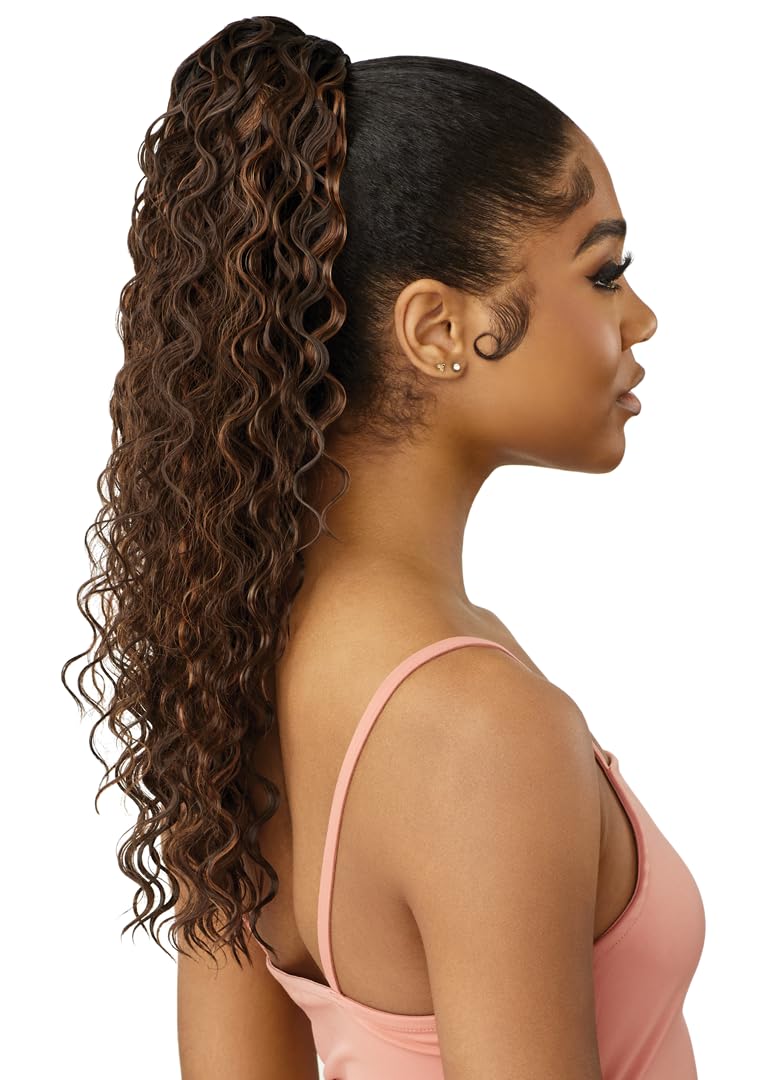Outre Pretty Quick - Drawstring Pony - Kina (JET BLACK 1)