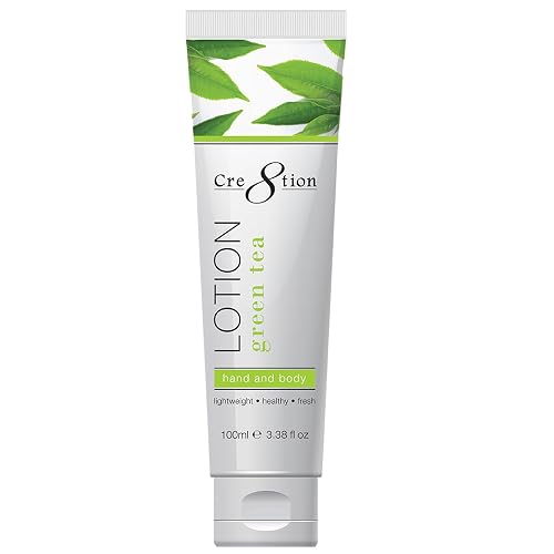 Cre8tion Spa Green Tea Hand & Body Lotion, Luxurious Lightweight Moisturizer for Silky, Smooth Skin, 3.3 Fl Oz Beauty & Personal Care Cre8tion