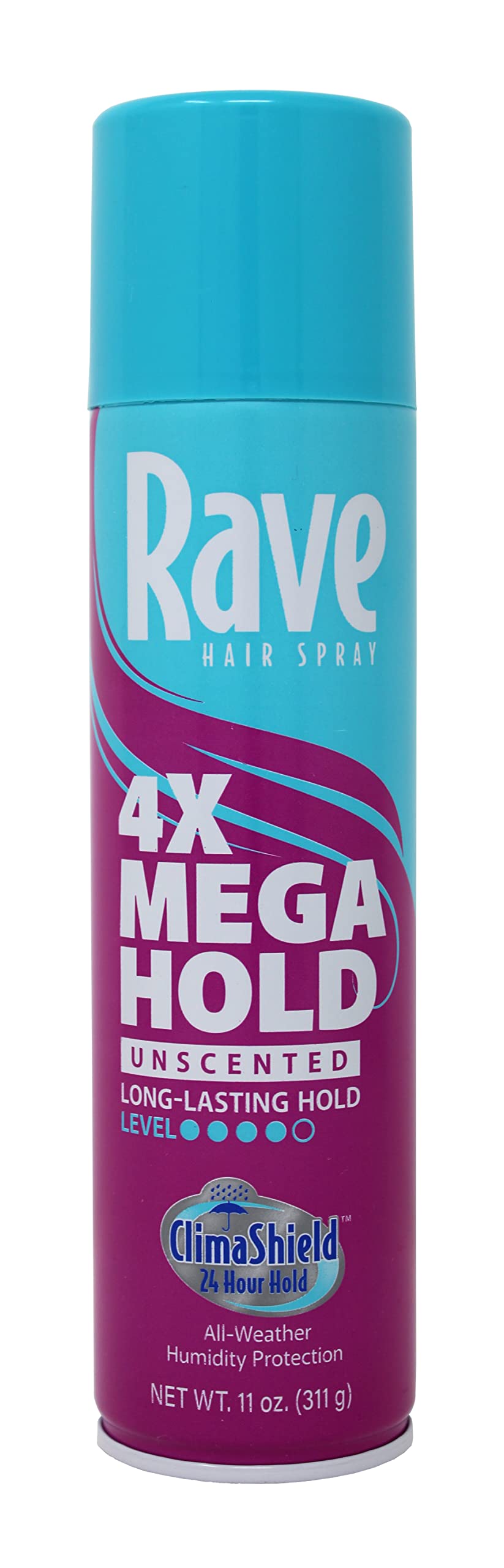 Rave Hs 4x Mega Unscnted Size 11z (PACK OF 2) Beauty & Personal Care rave