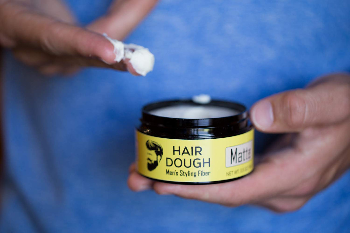 Hair Dough Styling Clay For Men, Matte Finish Molding Hair Wax Paste Quiff, Strong Hold Without The Shine Beauty and Personal Care Hair Dough