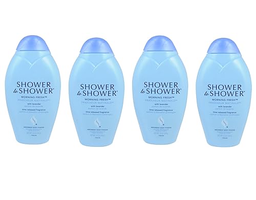 Shower to Shower Morning Fresh Body Powder with Lavender for Men & Women, Talc Free, Sweat Absorbing, Prevents Chafing & Odor, Deodorizing - 13 oz Beauty & Personal Care Shower To Shower