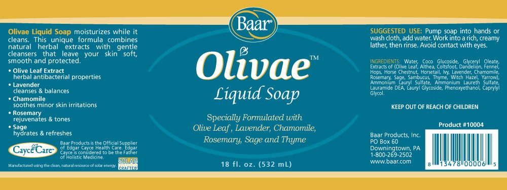 Baar Olivae Liquid Hand Soap and Facial Cleanser, 18 Ounces Beauty & Personal Care Baar
