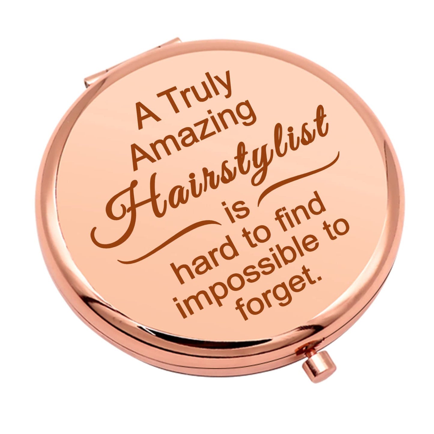 Hair Stylist Gifts for Women Hairdresser Gift Appreciation Present Compact Makeup Mirror for Hairdresser Thanks You Folding Makeup Mirror for Salon Beauty & Personal Care Mwphuy