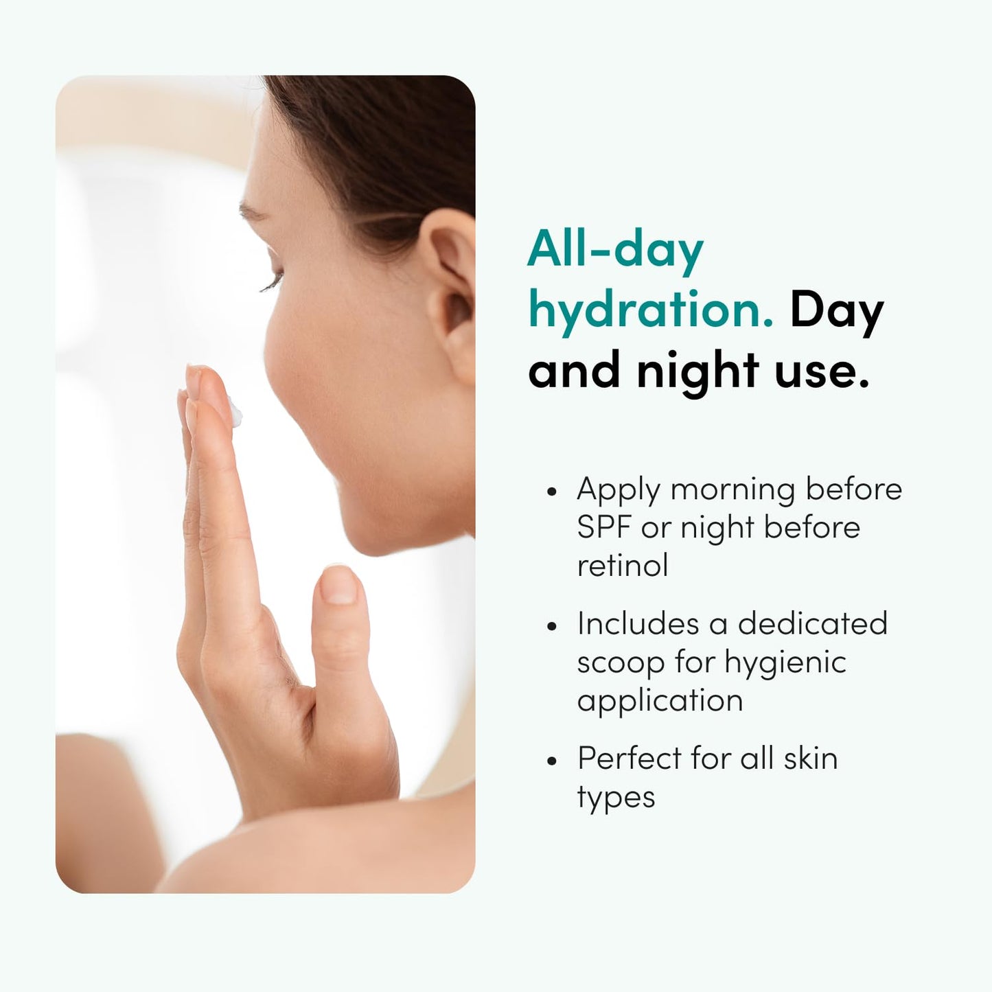 hers Hydrobounce Instant Moisturizer - Hyaluronic Acid, Squalane, & Probiotic Formula - Lightweight Daily Face Cream - Hydrating Vegan Facial Lotion Beauty & Personal Care HIMS & HERS