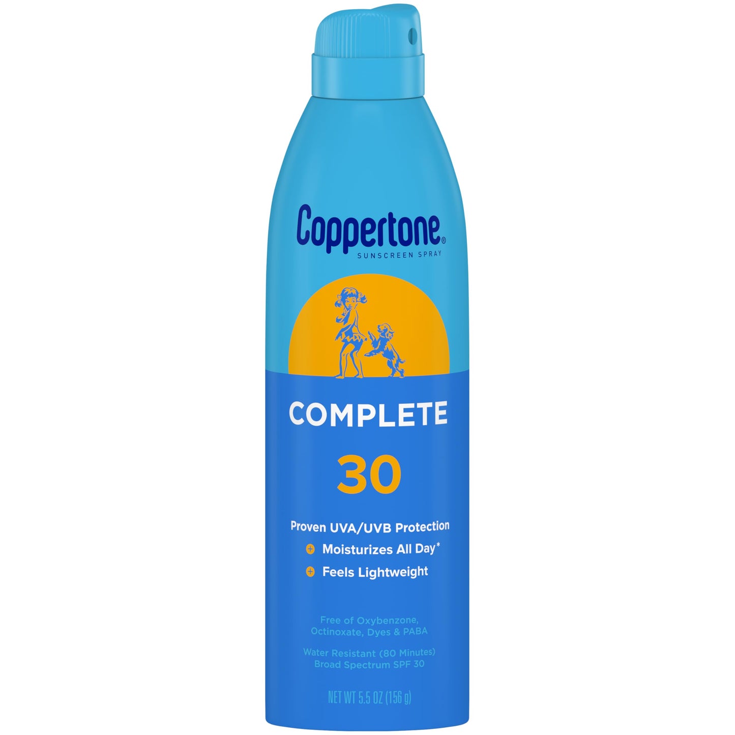 Coppertone Complete Sunscreen Spray, SPF 30 Spray Sunscreen, Body Sunscreen, 5.5 Oz Beauty & Personal Care Coppertone