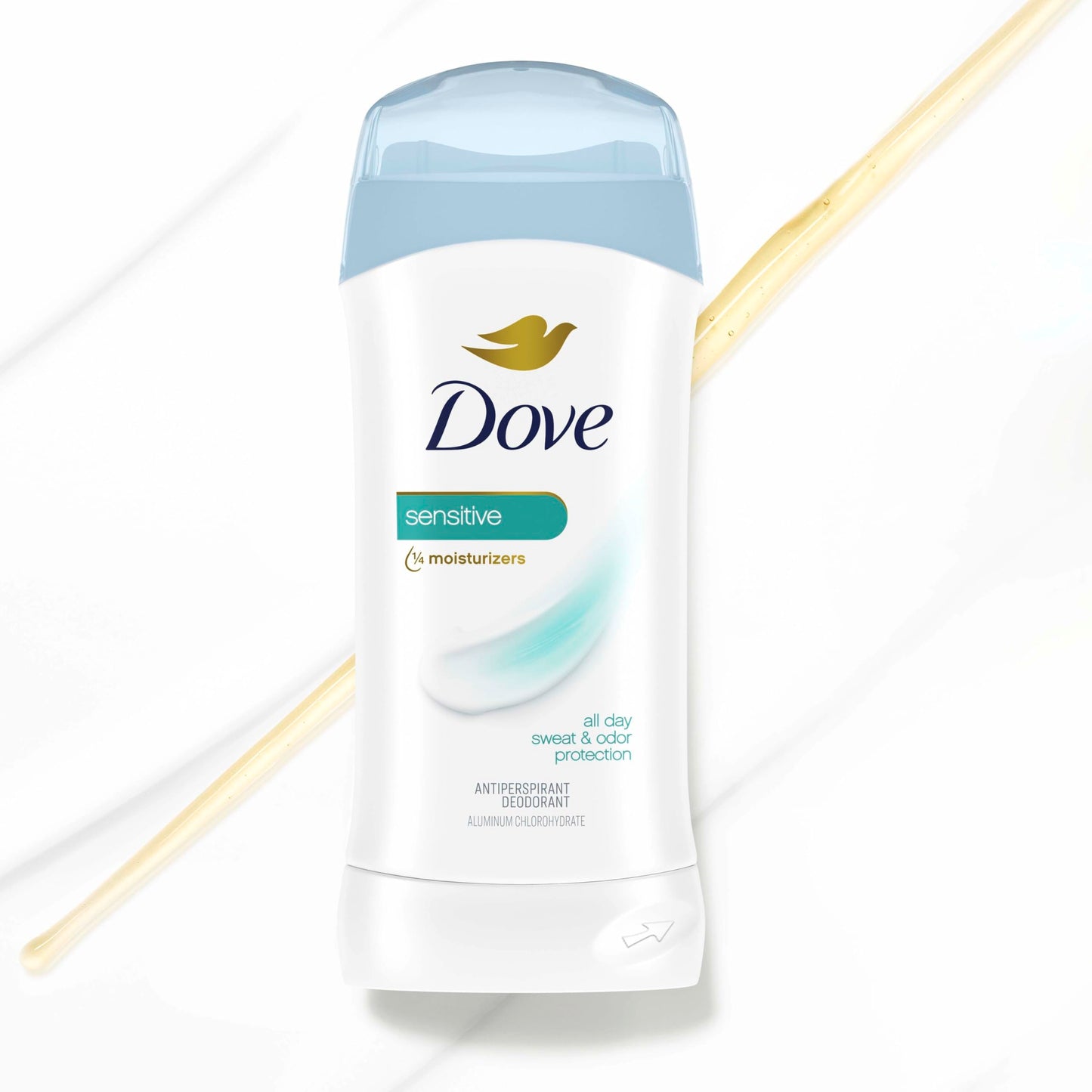 Dove Invisible Solid Antiperspirant Deodorant Stick Sensitive for Women, For 48H Underarm Sweat & Odor Protection 2.6 oz Beauty and Personal Care Dove