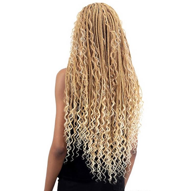 Shake N Go Freetress Synthetic Hair Pre-Loop Crochet Braids - 3X Rebel Boho Braid 26" (1)