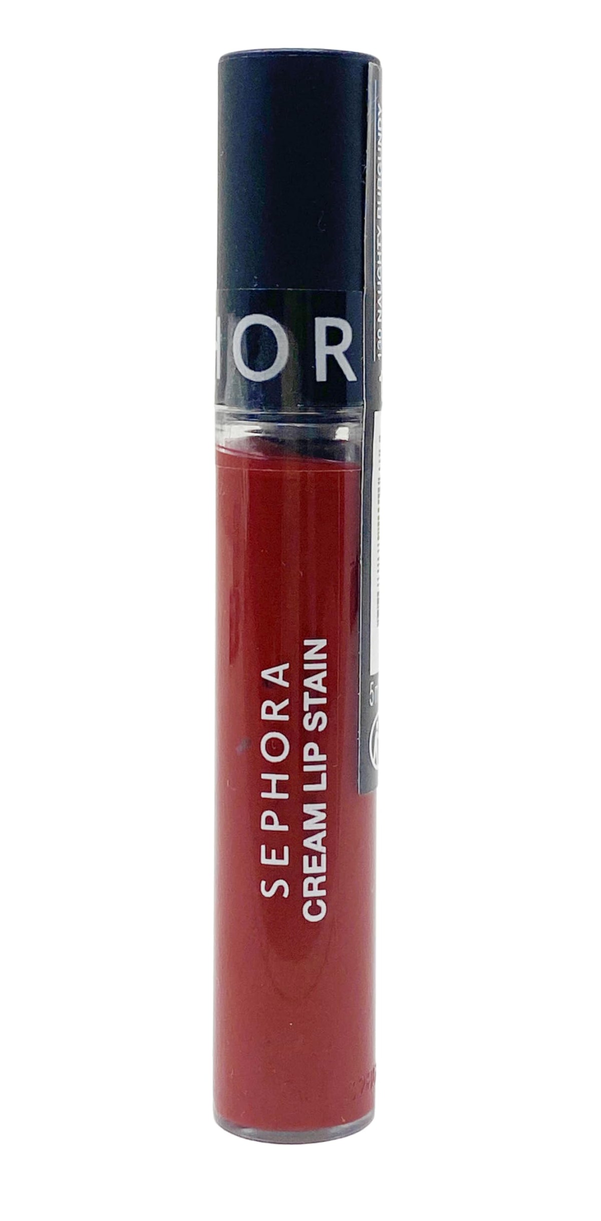 SEPHORA Collection Cream Lip Stain - 130 Naughty Burgundy (matte bright burgundy) 0.16 oz. / 5 mL