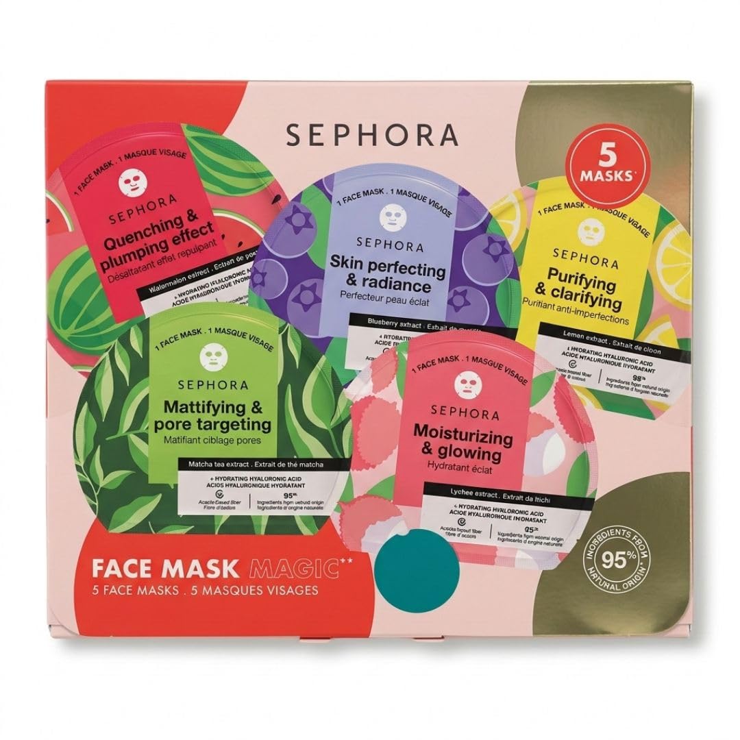 SEPHORA Collection Face Mask Magic Set - 5 Hydrating Masks Beauty & Personal Care SEPHORA