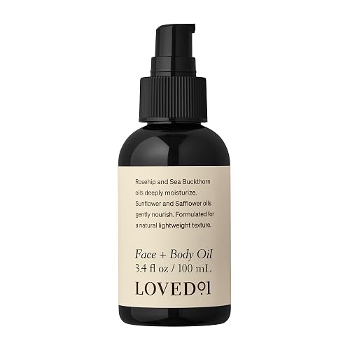 Loved01 Face & Body Oil, John Legend Skincare, Vitamin A & E, Fades Scars, Stretch Marks & Hyperpigmentation, Lightweight Non-Greasy, Daily Hydration Beauty & Personal Care Loved01