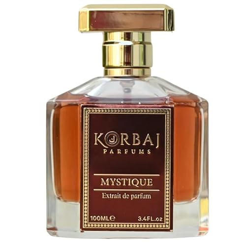 KORBAJ PARFUMS Mystique - Arabian Perfume for Women and Men, EDP Mens Cologne with Rosemary, Pink Pepper, Petitgrain - Jasmine, Neroli, Orris Root Beauty & Personal Care KORBAJ PARFUMS