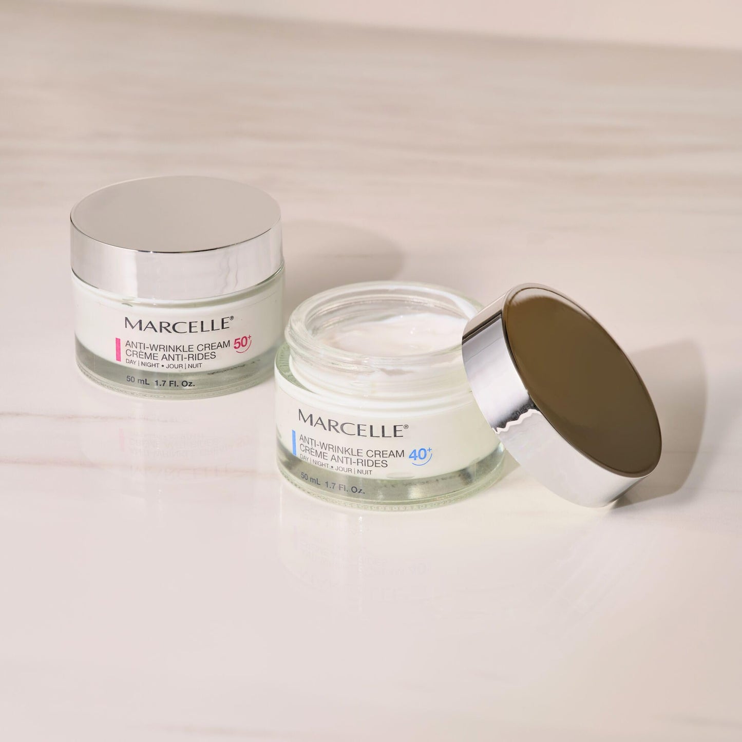 MARCELLE Anti-Wrinkle Cream, Ages 50+, 1.7 ounces Beauty & Personal Care MARCELLE
