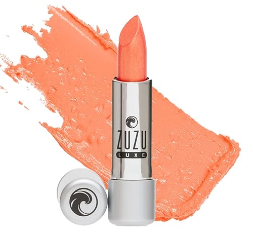 Zuzu Luxe Lip Color Lipstick (Sazerac - Pinkish Peach/Warm Pearl), Natural Ultra-Hydrating Lipstick, Paraben Free, Vegan, Gluten-free, Cruelty-free Beauty & Personal Care Zuzu Luxe