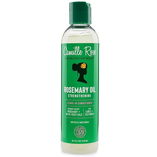 Camille Rose Leave-in Conditioner, Rosemary Oil - Deep Conditioning for Hair Strengthening, Detangling, Dry Scalp Moisturizer, 8 Oz Beauty & Personal Care Camille Rose
