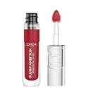 L'Oreal Paris Plump Ambition Hyaluron Lip Oil, 24 HR Lip Gloss with Hyaluronic Acid, Volumizing Formula with Glass-Like Shine, Cherry Cherie 390, 0.16 Beauty & Personal Care L'Oreal Paris