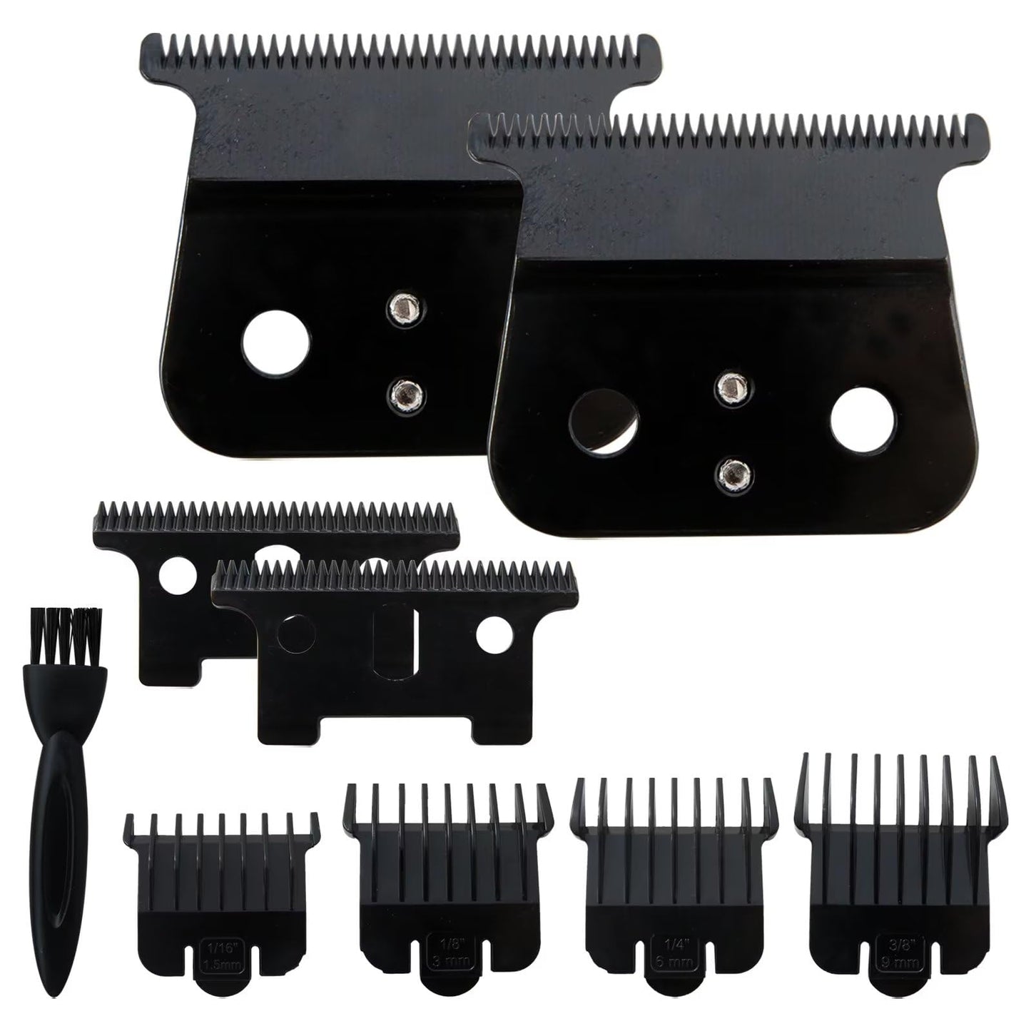 2Pack Black Replacement T Blade Fit for Andis T Outline-r GTX GTO with Clipper Guard Beauty and Personal Care USonline911