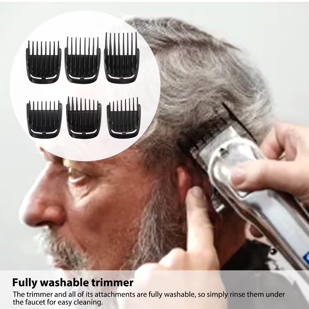 Unbrella 6Pcs Multigroom Trimmer Replacement T Blade Guide Comb Guard Set 4mm 9mm 12mm 16mm Compatible for Philips Norelco MG5700, MG5750, MG5760 Beauty and Personal Care Unbrella