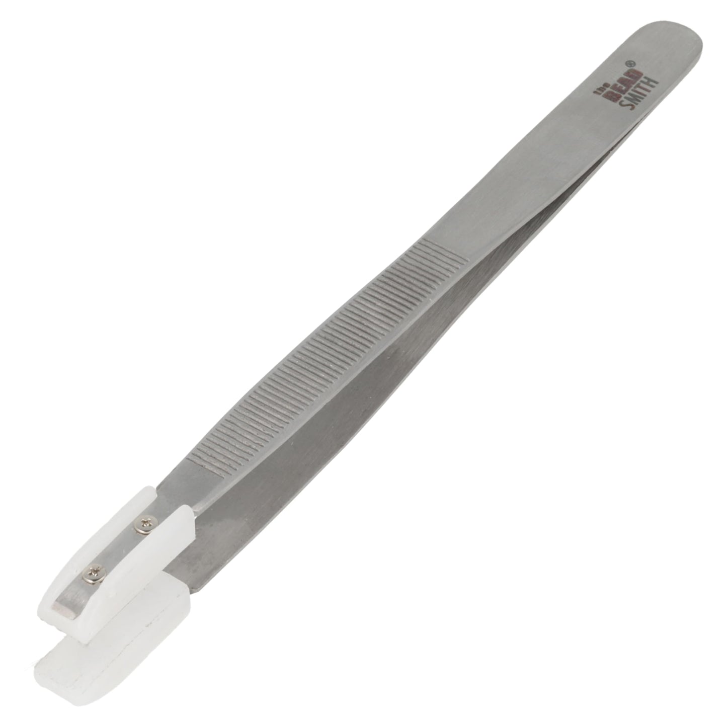 The Beadsmith Nylon Jaw Tweezers - 5.5” Craft Tool for Wire Straightening w/ 0.85” Non-Marring Soft Nylon Tips, Made of Stainless Steel Beauty and Personal Care The Beadsmith