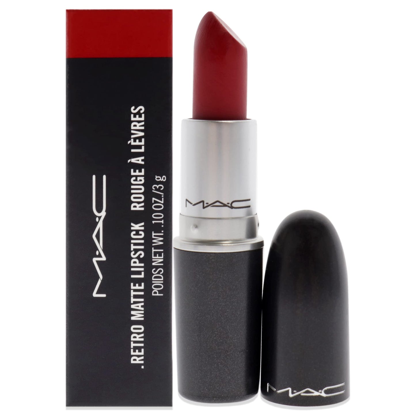 MAC Retro Matte Lipstick Ruby Woo, 1 Count, Multicolor, 0.10 Ounce Beauty & Personal Care MAC