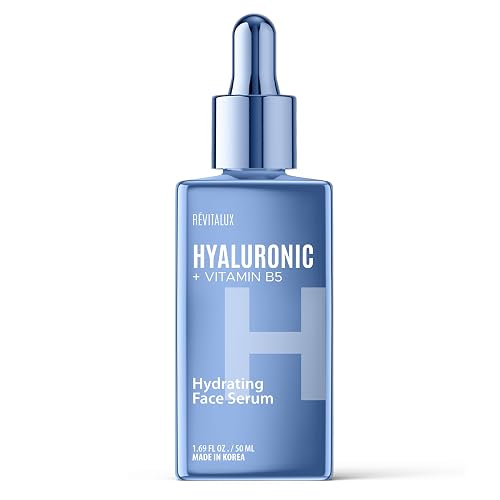 RevitaLux Hyaluronic Acid & Vitamin B5 Serum - Hydrating & Anti-Aging, Smooths Fine Lines, Moisture Retention - Dermatologist Tested, Cruelty-Free Beauty & Personal Care RevitaLux