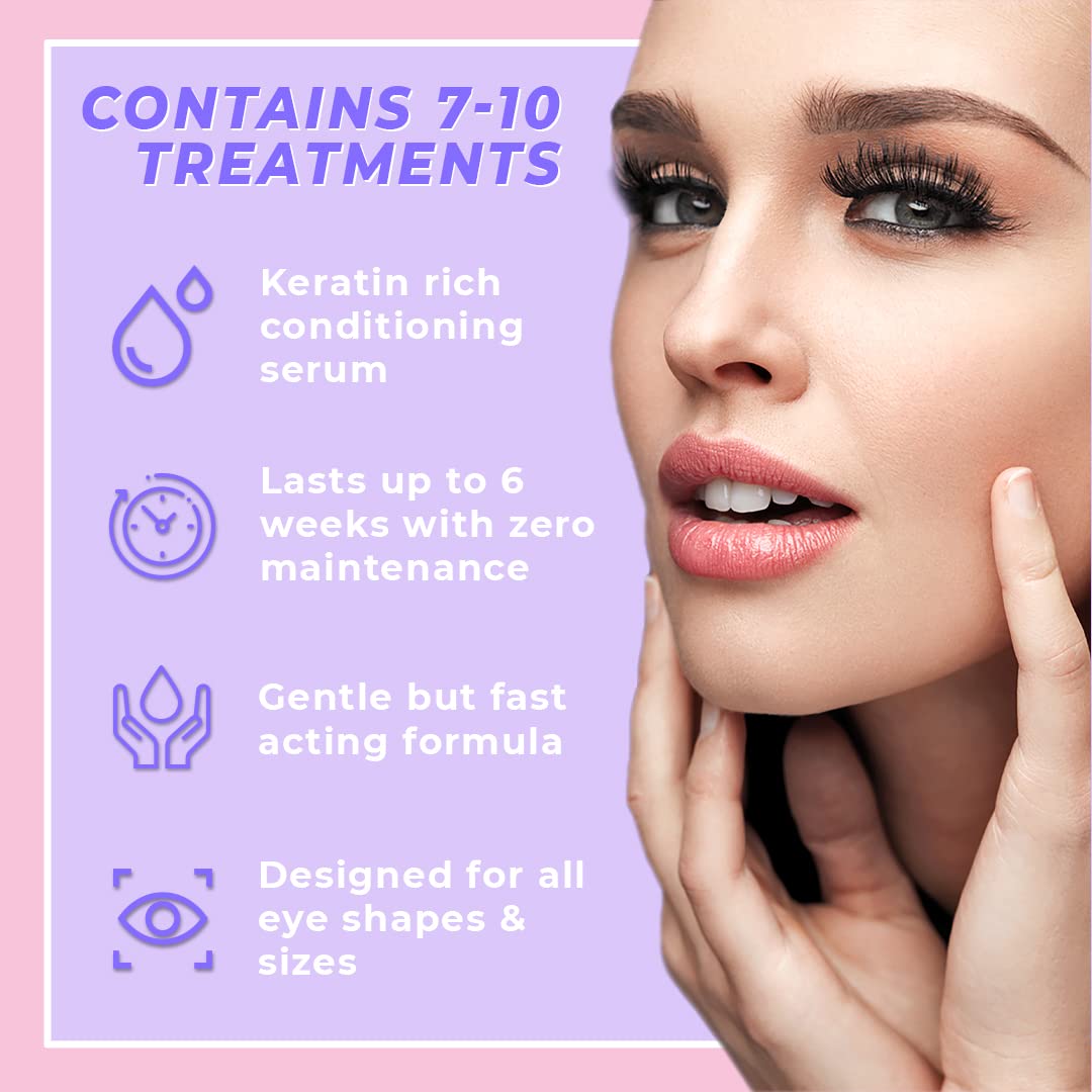 Lash Lift Kit with Keratin by CICI | Instant Perming, Lifting & Curling for Eyelashes | Long Lasting Professional Salon Results for a Supermodel Look Beauty & Personal Care CICI Lash
