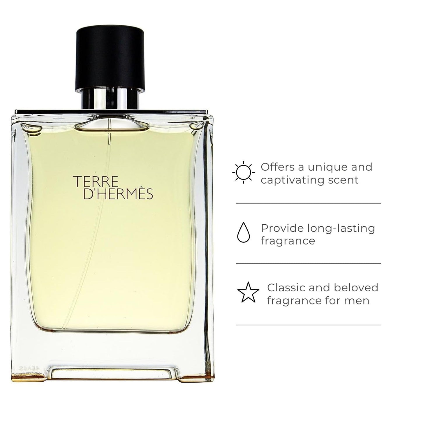 Terre D'Hermes By Hermes Eau De Toilette Spray 6.7 Oz Men Beauty & Personal Care Hermès