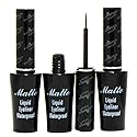 Italia Deluxe Matte Liquid Eyeliner Waterproof (3pcs) Beauty & Personal Care Italia Deluxe