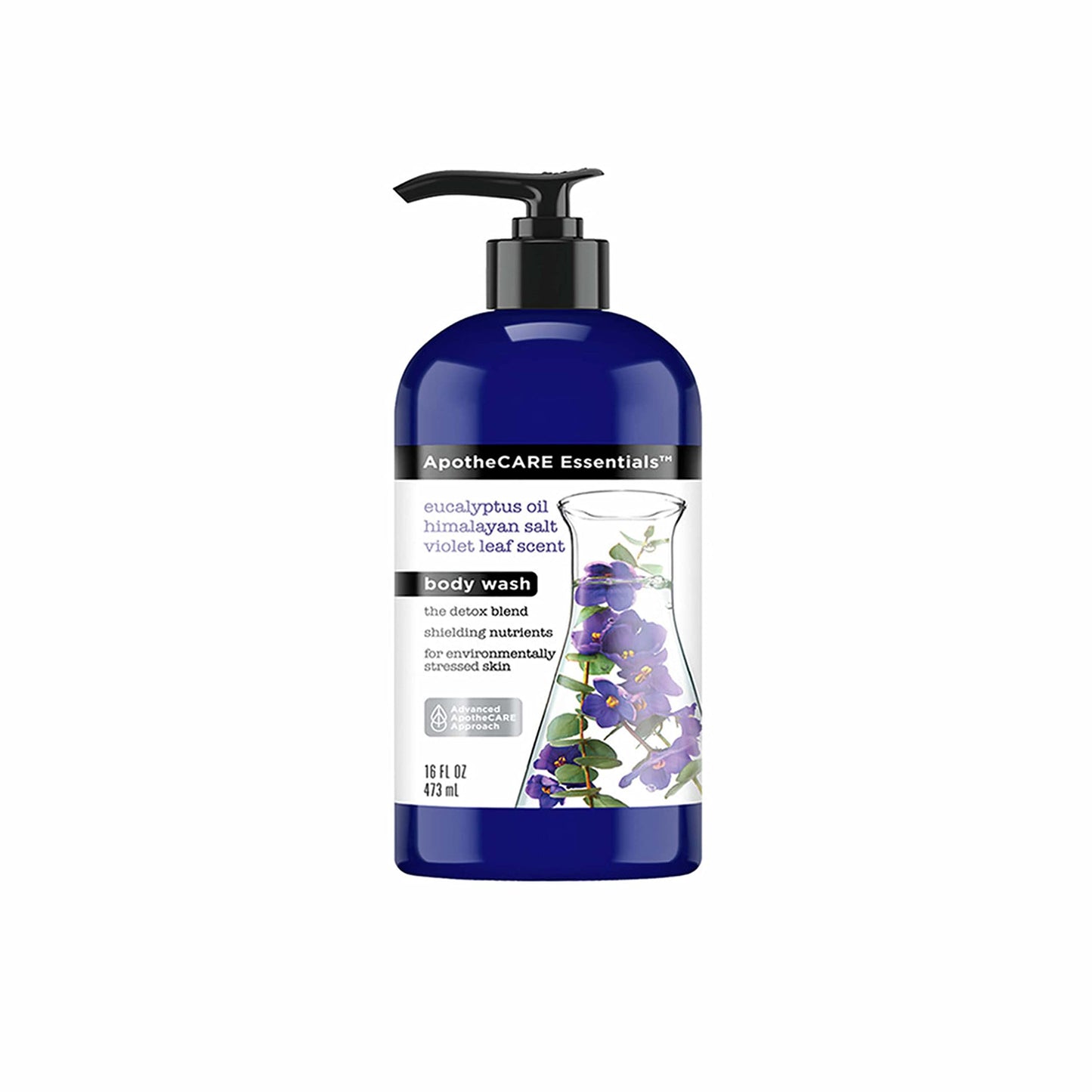 ApotheCARE Essentials The Detox Blend Body Wash Eucalyptus 16 oz Beauty & Personal Care ApotheCARE Essentials