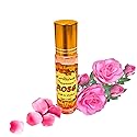 ROSE Perfume Oil - All-Natural Essential Oil Fragrance - Huile de Parfum - Bulgarian Damask Rosa Damascena Petals Otto, Tea Rose, De Mai - Roll Beauty & Personal Care HIGH ALTITUDE ORGANICS