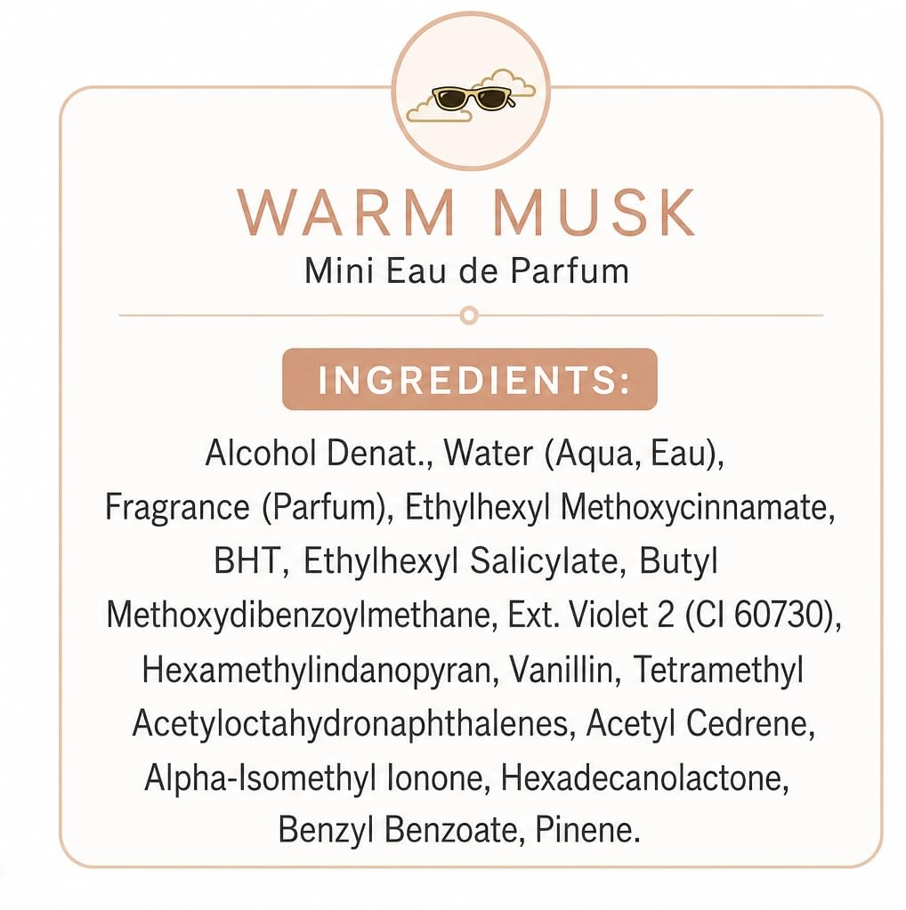 Bath & Body Works Warm Musk Mini Eau de Parfum 0.23 oz