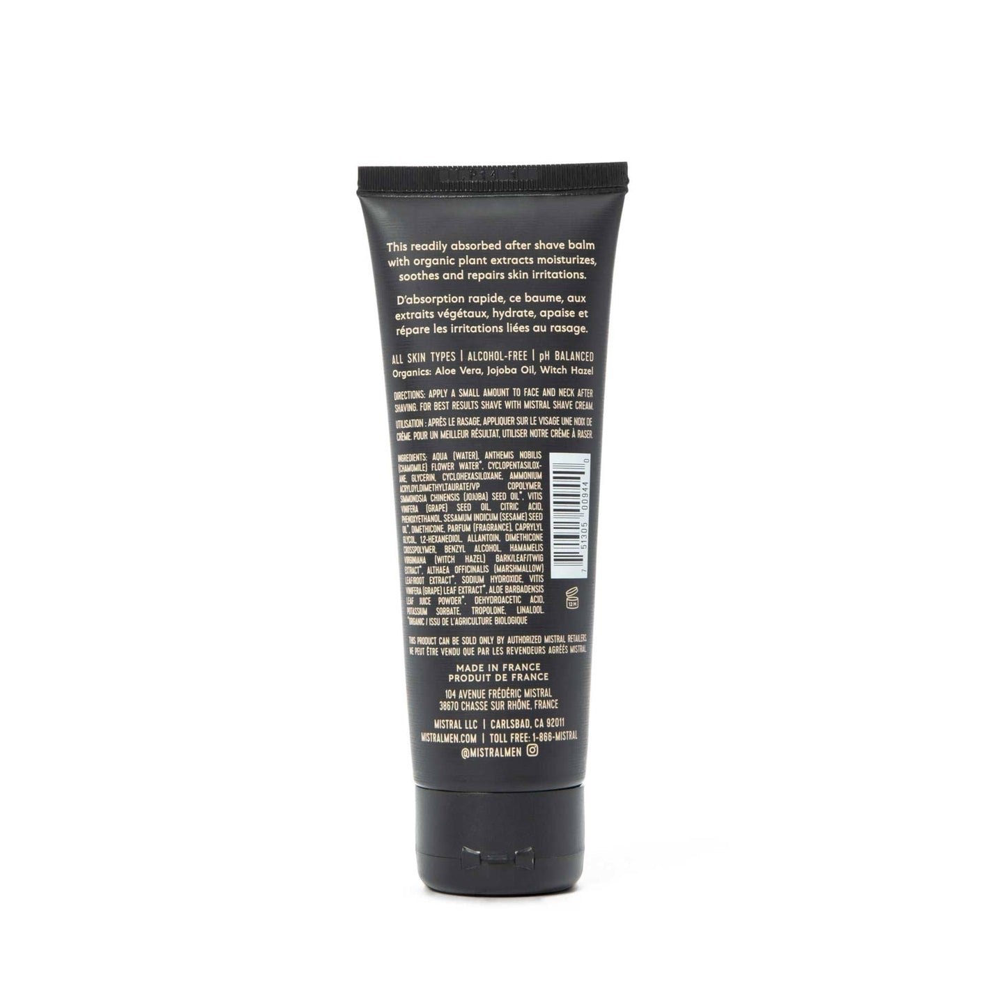 Mistral After Shave Balm, Salted Gin - 2.7 Fl Oz - Hydrating Aftershave for Men with Aloe & Jojoba Oil - Non-Greasy Post Shave Moisturizer, Soothes Beauty and Personal Care Mistral