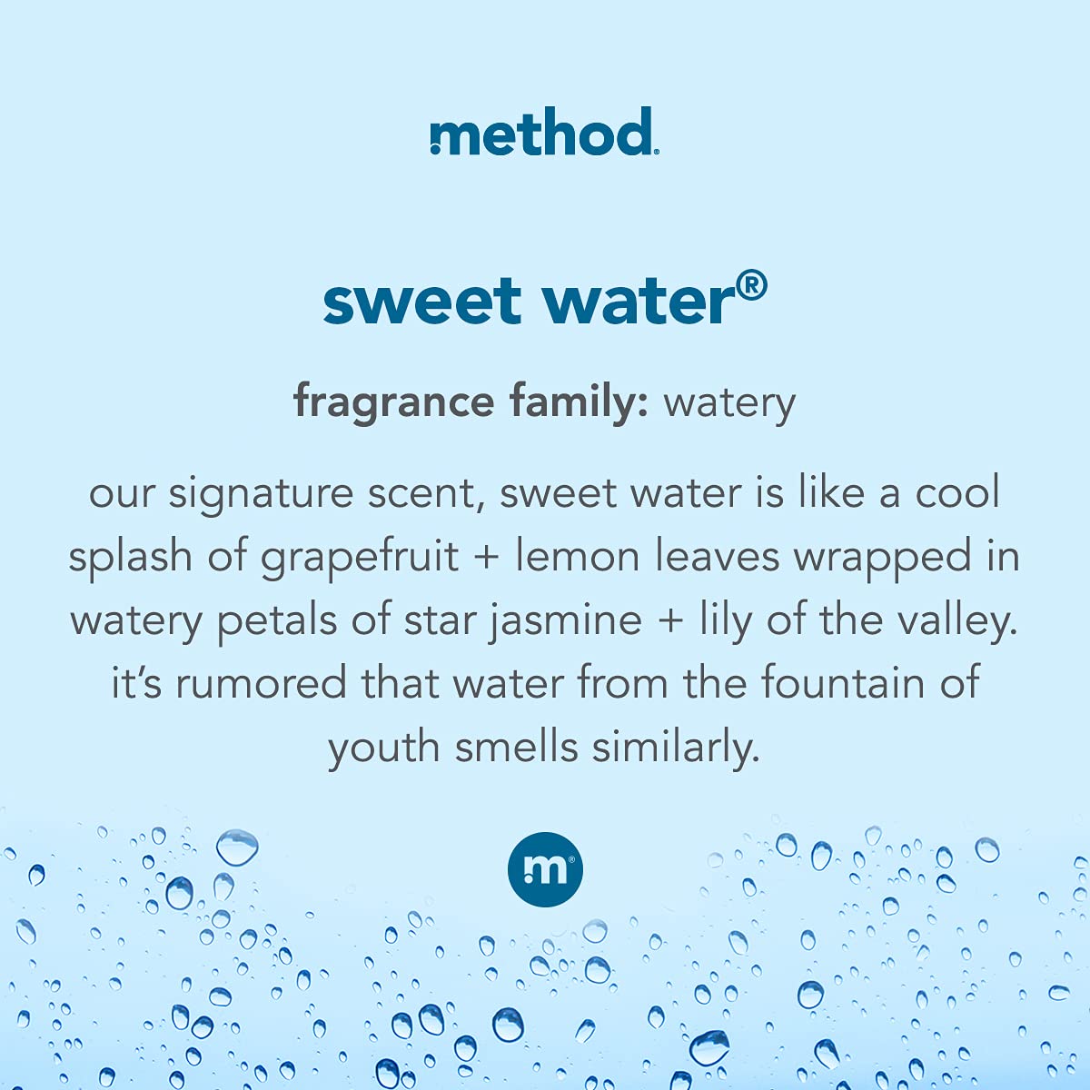 Method Foaming Hand Soap, Sweet Water, 10 oz, (Pack of 1) Beauty & Personal Care Method