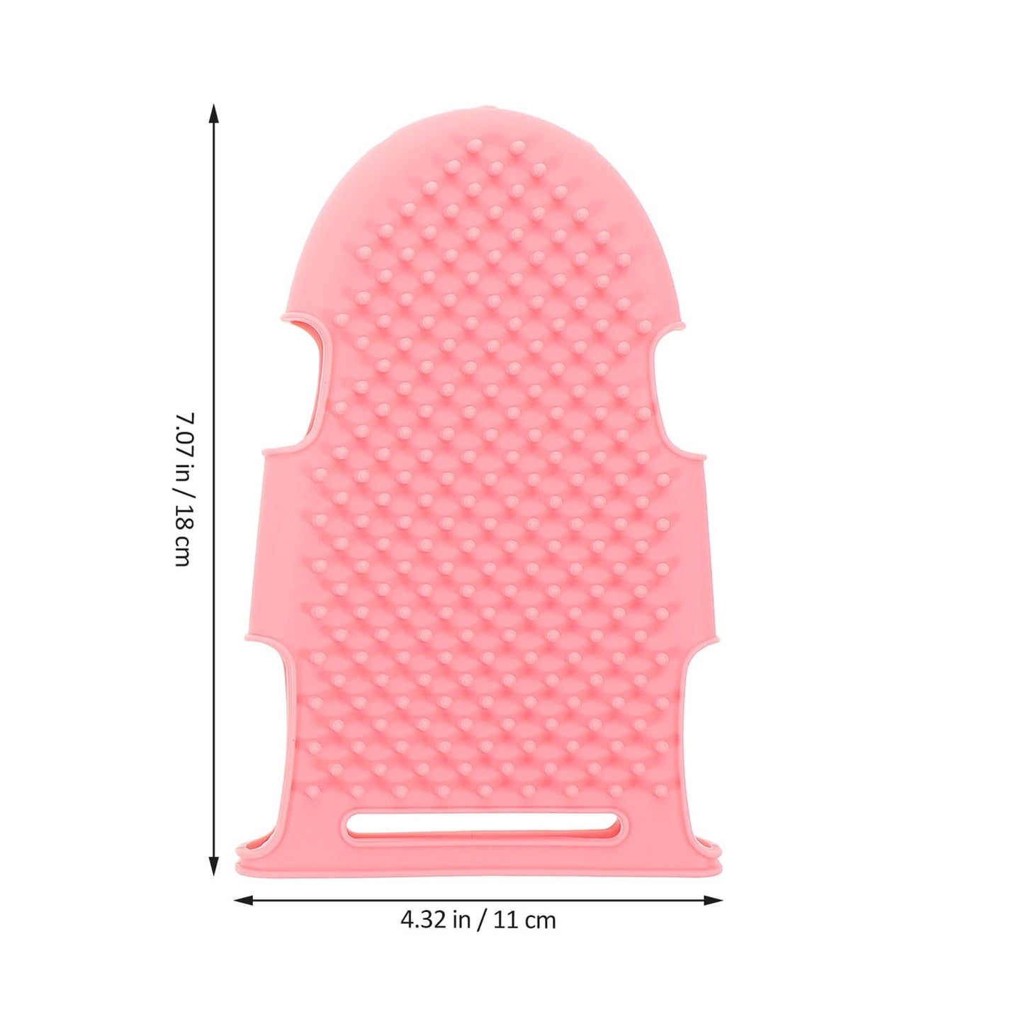 Beaupretty 2pcs Silicone Bath Scrubber Gloves for Women Soft Massage Exfoliating Body Brush with Flexible Bristles Portable Lightweight Back Clean Beauty and Personal Care Beaupretty