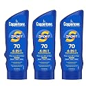 Coppertone Sport 4-in-1 Performance Sunscreen Lotion, Broad Spectrum SPF 70, Water Resistant and Sweat Resistant, 7 fl oz (Pack of 3) Beauty & Personal Care Coppertone