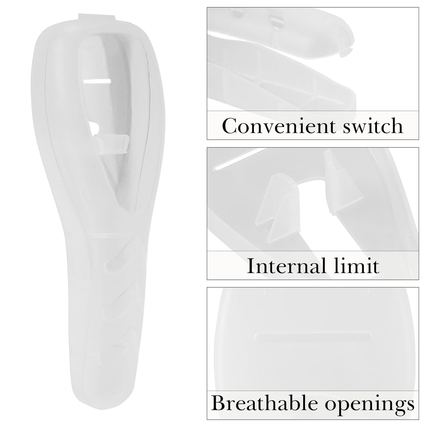 Linkidea 2 Pcs Portable Travel Razor Holder, Protective Razor Case Compatible with Gillette Fusion 5 ProGlide, Sensor 3, SkinGuard, Pace 6 Pro (White) Beauty and Personal Care Linkidea