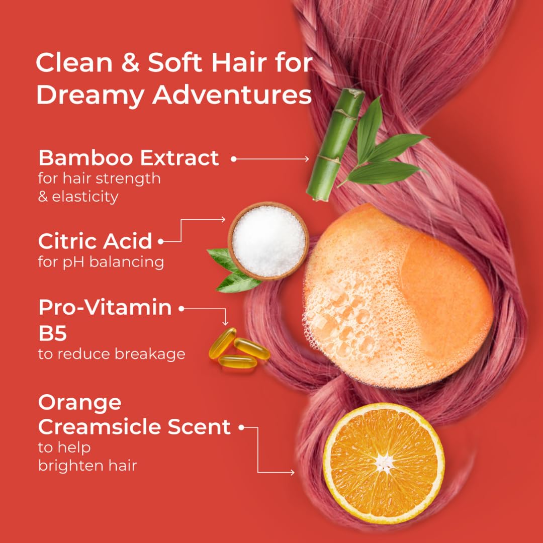 All Natural Shampoo and Conditioner Set for Kids with Essential Oils, Bar Shampoo and Conditioner Set for Overall Hair Health and Scalp Care, 3 oz & 2 Beauty & Personal Care Jack59
