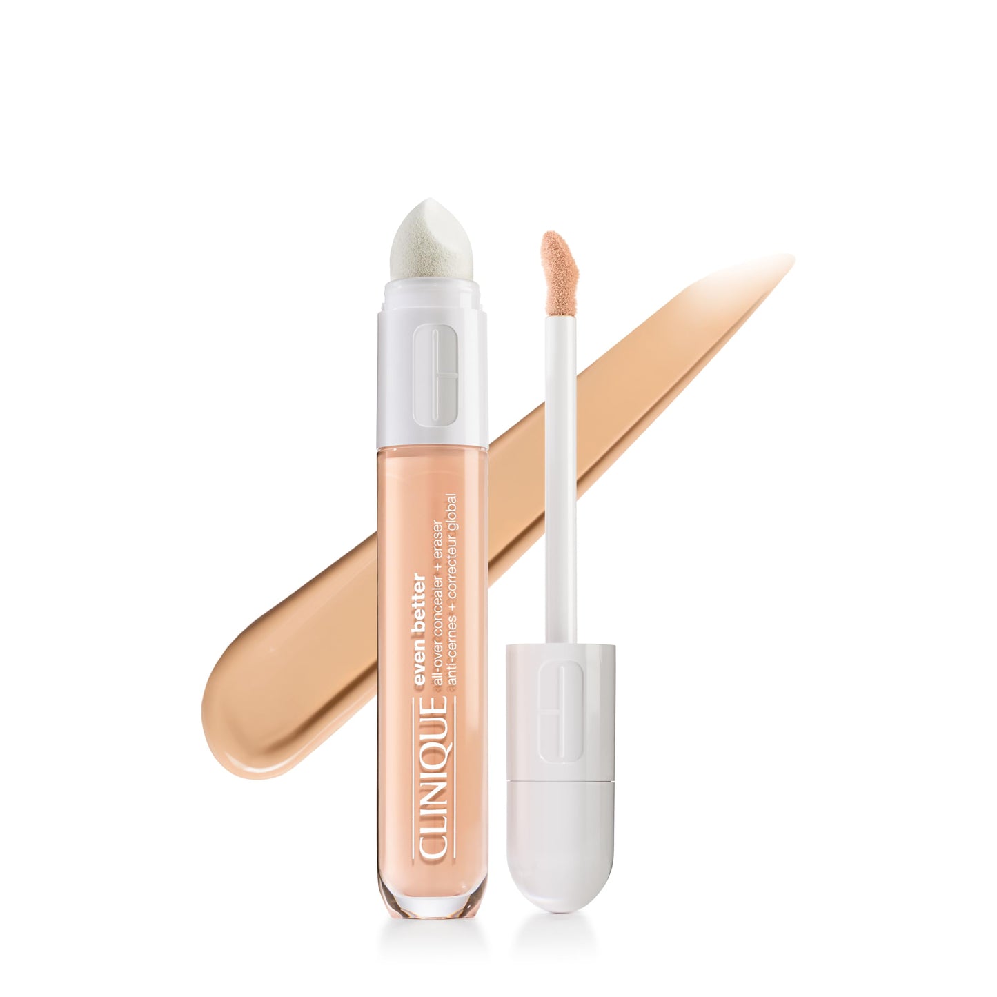 Clinique Even Better All-Over Full Coverage Concealer + Eraser Makeup For Dark Undereye Circles | With Hyaluronic Acid + Caffeine | Hydrating Beauty & Personal Care Clinique