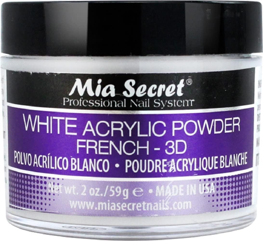 Mia Secret White Acrylic Powder (2oz) Beauty & Personal Care Mia Secret