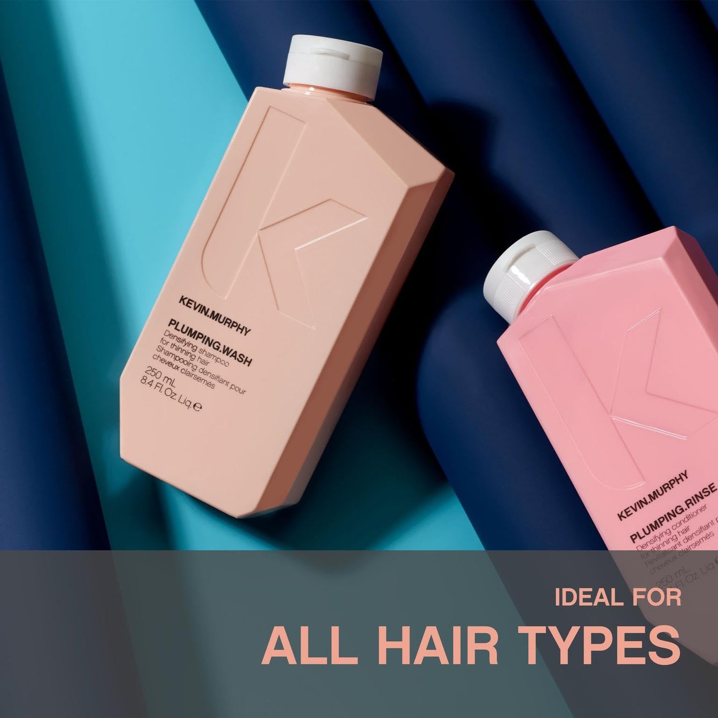 KEVIN.MURPHY PLUMPING.WASH & RINSE - Densifying Shampoo for Thinning Hair - Thickening Hair Conditioner - For Fine, Thin & Ageing Hair - 250 mL / 8.4 Beauty & Personal Care KEVIN.MURPHY