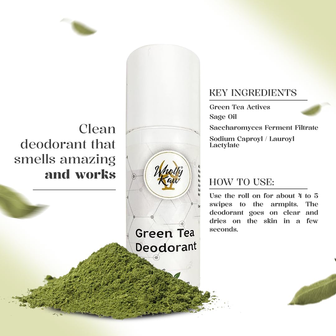 WhollyKaw Aluminum free natural deodorant. Dermatologist tested, baking soda free, oil free, non staining, non sticky. Clean and fresh scent providing Beauty and Personal Care Wholly Kaw