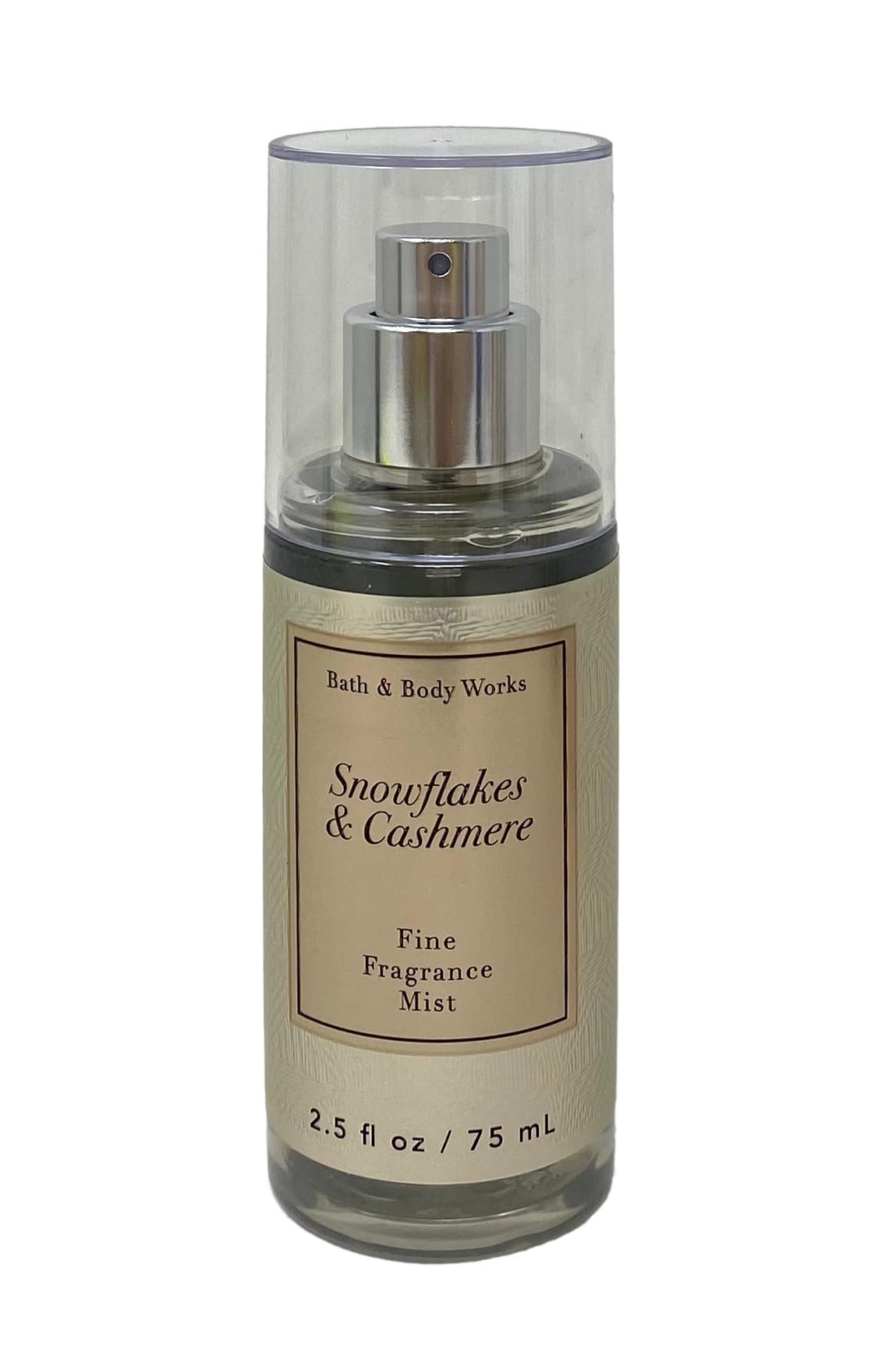 Bath & Body Works Snowflakes & Cashmere - Duo Gift Set Travel Size - Fine Fragrance Mist and Body Cream With a Himalayan Salts Springs Sample Soap. Beauty and Personal Care Bath & Body Works