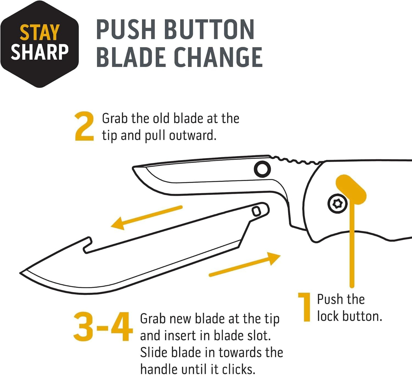 OUTDOOR EDGE Razor VX4 - 3" Replaceable Blade Folding Knife - Black Tanto Blade - Black G10 Over Green Handle - Reversible Clip - EDC, Outdoor Beauty and Personal Care OUTDOOR EDGE