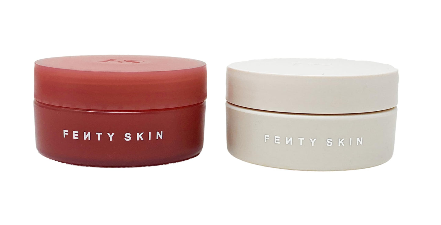 Fenty Skin Lil Butta Dropz Mini Whipped Oil Body Cream Duo - Nauthty Nutmeg and Warm Cinnamon Shimmering (2.5 Fl Oz each) Beauty & Personal Care FENTY BEAUTY