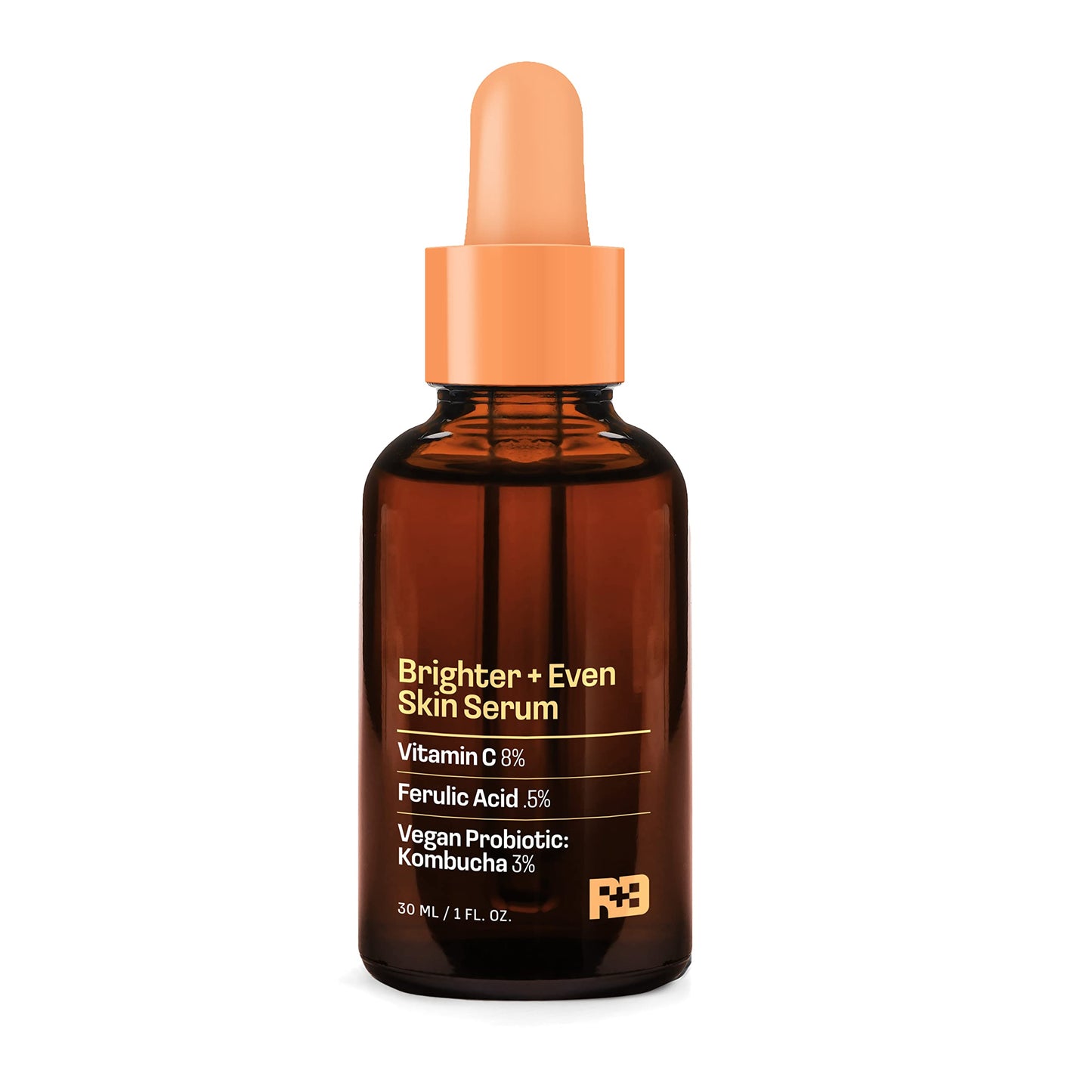 Real Basic Skin Serum for Brighter and Even Skin with Vitamin C, Ferulic Acid & Vegan Probiotic Kombucha 1 oz. - Vitamin C Serum for Face & Even Skin Beauty & Personal Care REAL BASIC