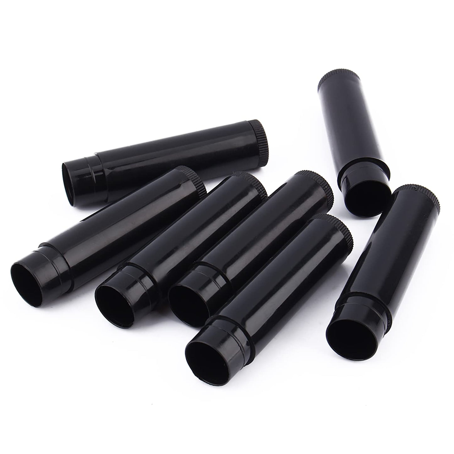 Lipstick Containers Empty, 100PCS 5ml Black White Empty lipstick Lip Balm Container Tube Beauty & Personal Care Acogedor