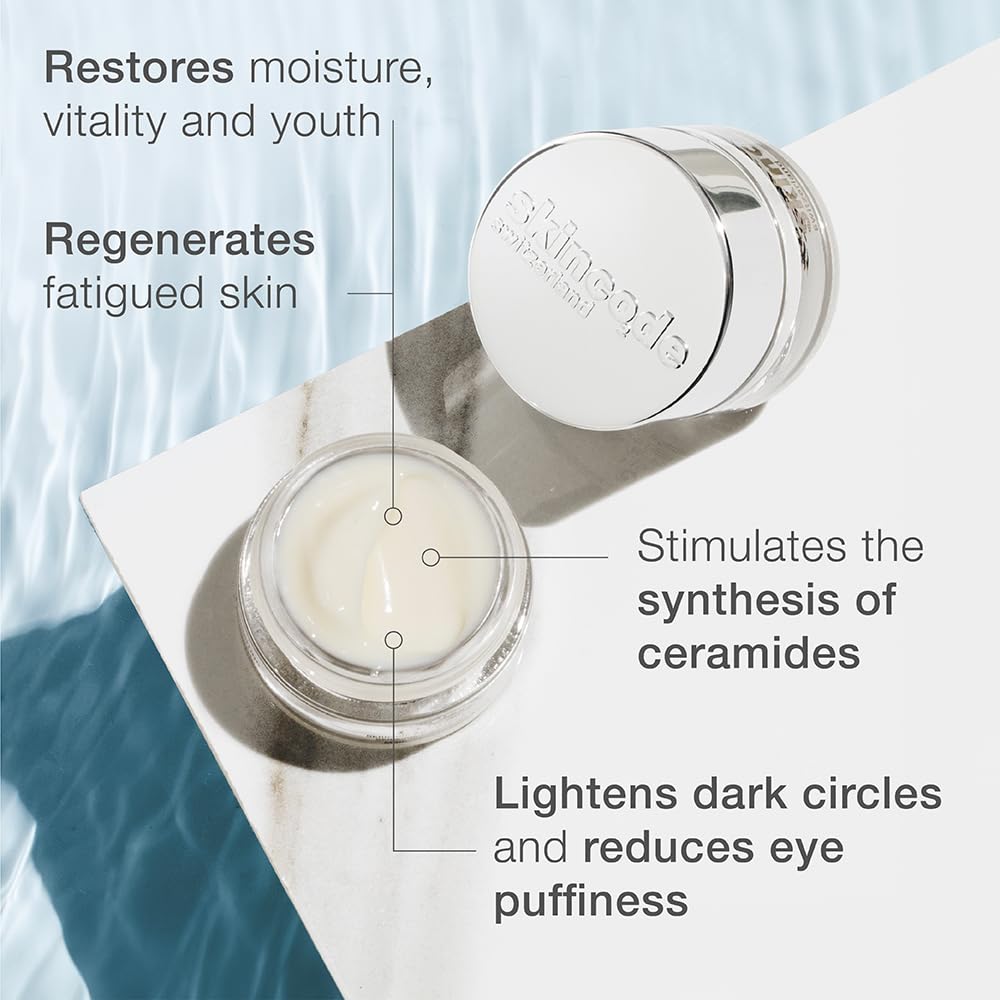 Skincode Exclusive Cellular Wrinkle Prohibiting Eye Contour cream - Anti-Aging Eye Cream - Ceramide Boost, Dark Circle Reducer & Puffiness Relief